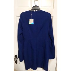 Missguided lace up long sleeve dress. NWT